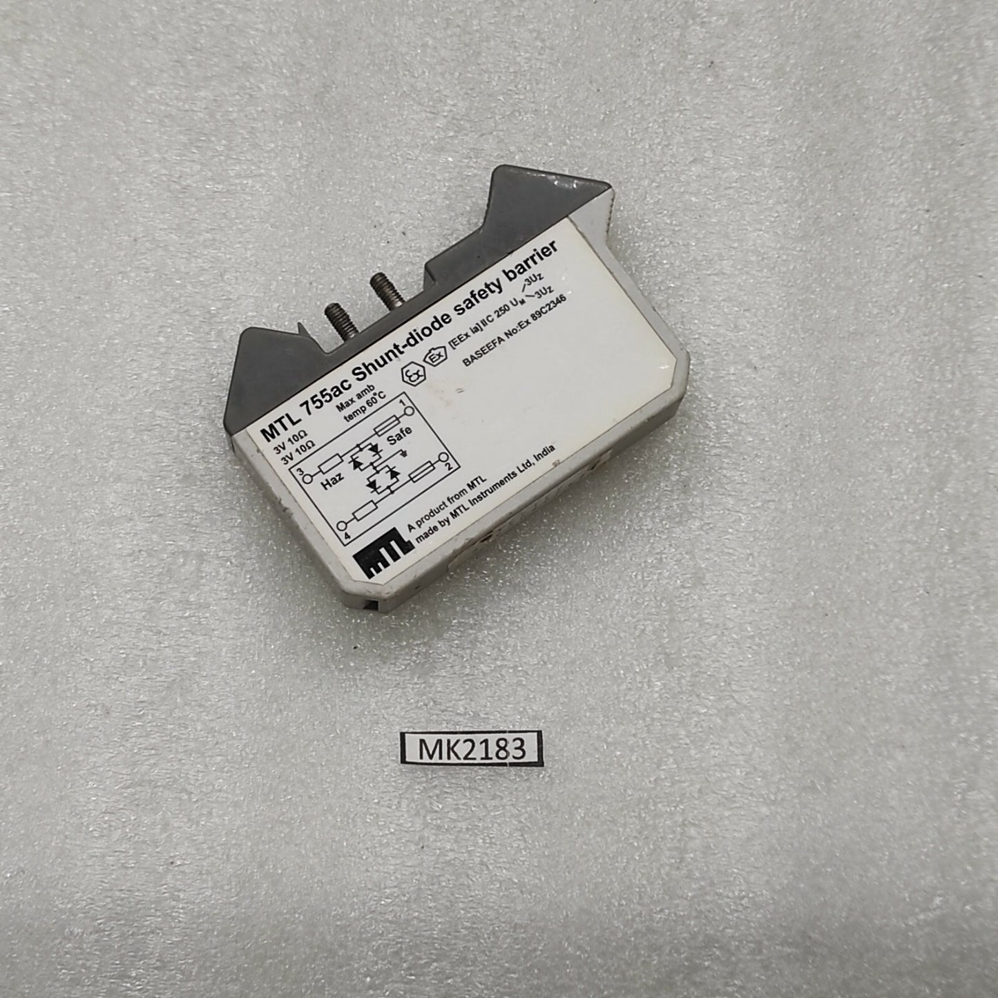 MTL 755AC SHUNT-DIODE SAFETY BARRIER