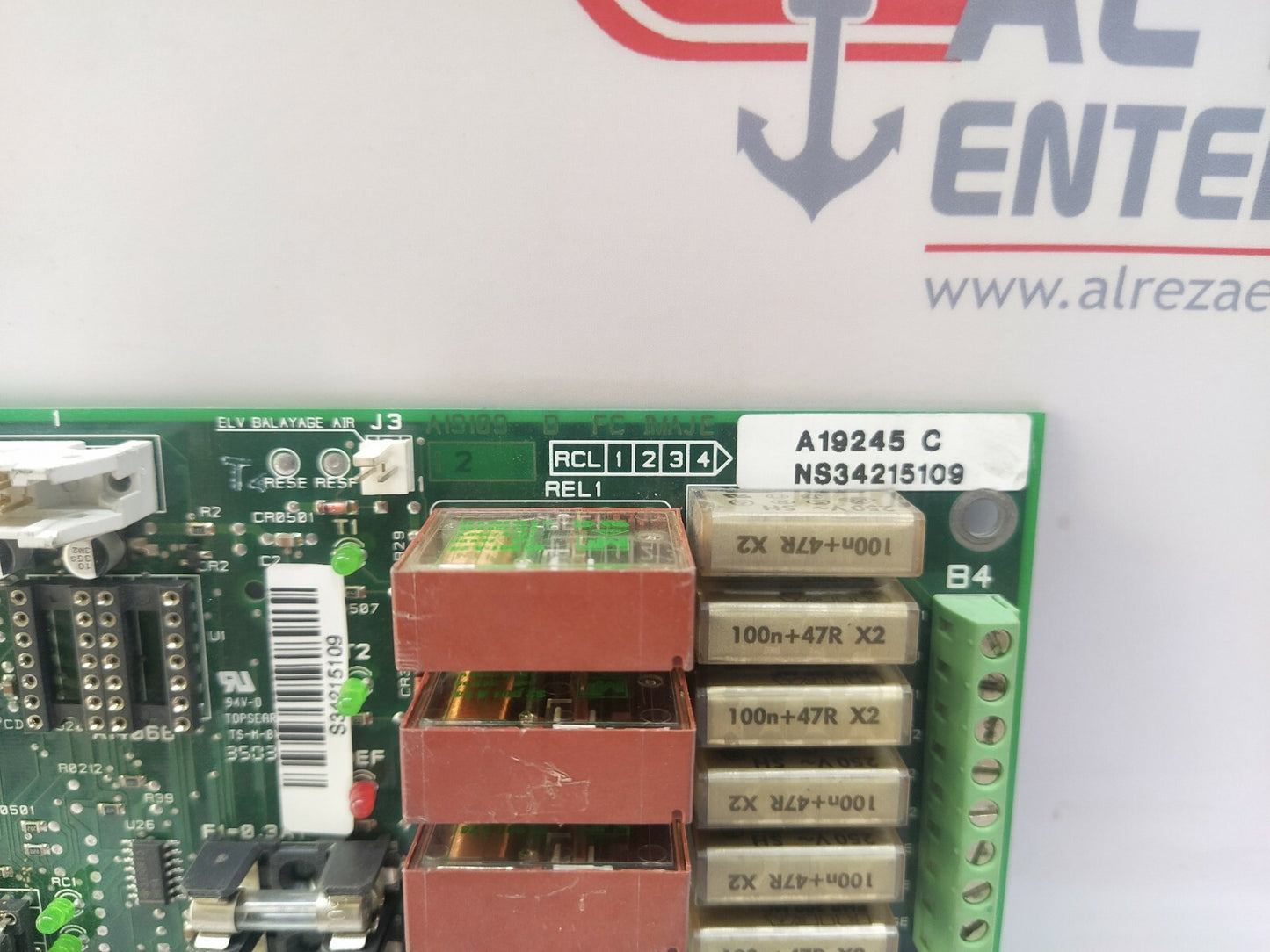 PCB IMAGE A19245 C NS34215109 PCB A19109 B FC