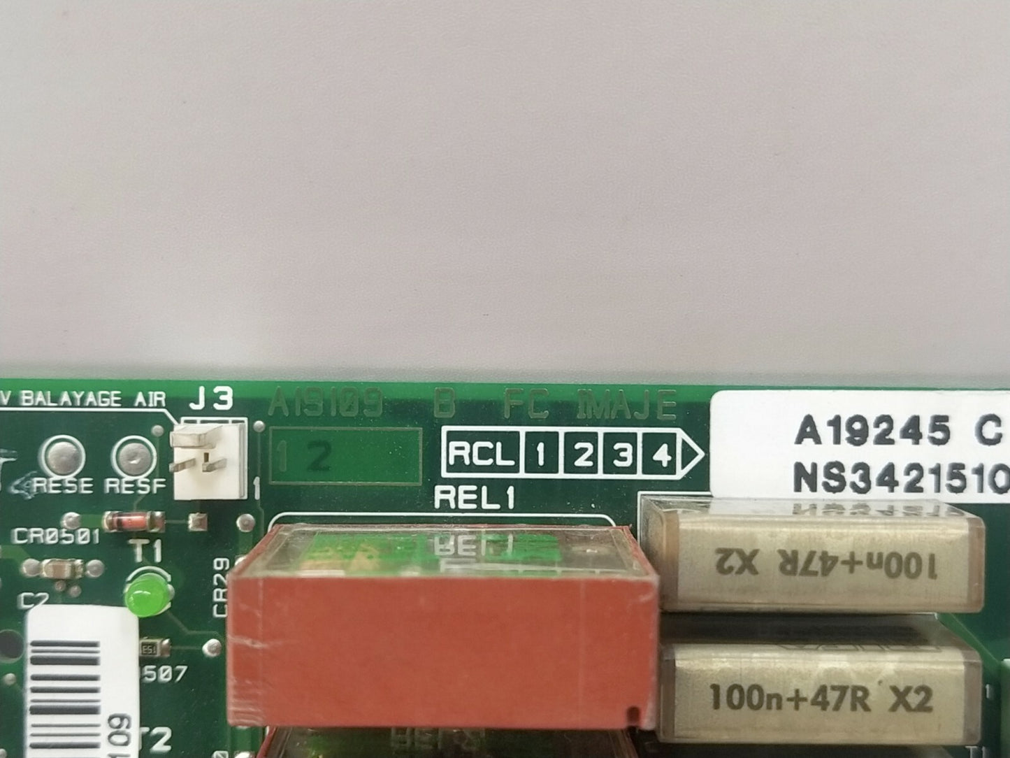 PCB IMAGE A19245 C NS34215109 PCB A19109 B FC