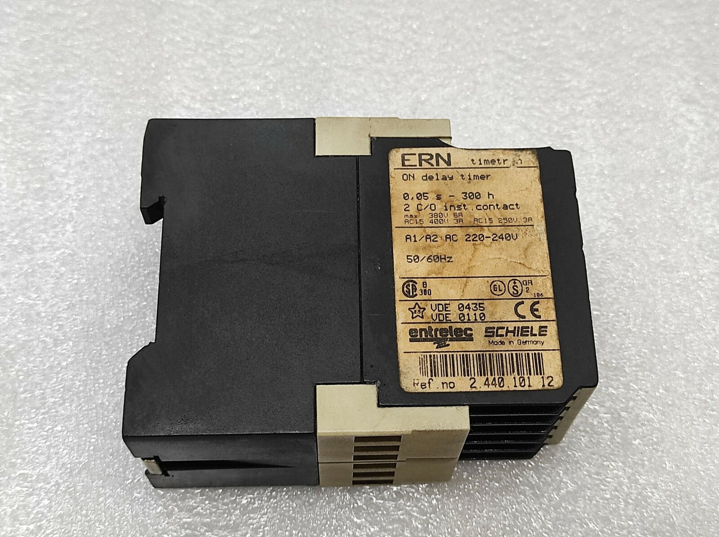 Schiele ERN on Delay Timer 2-440-101-12 220-240V 0.05S-300H
