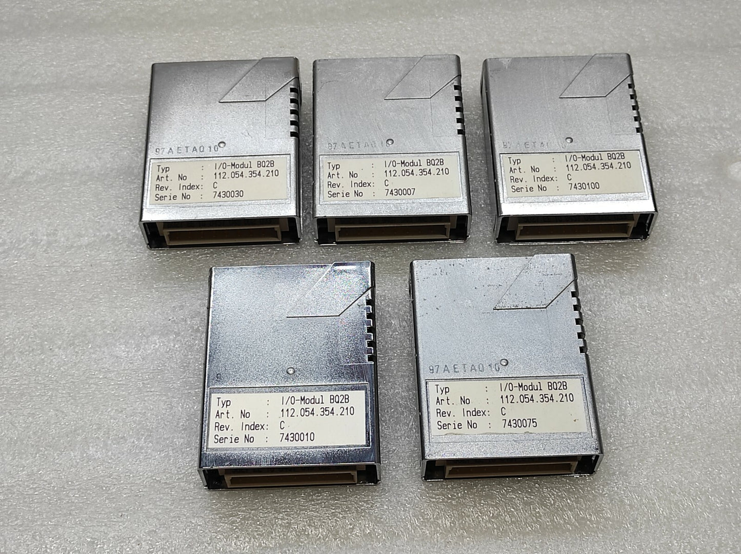SULZER 112.054.354.210 I/O MODULE BQ2B REV C