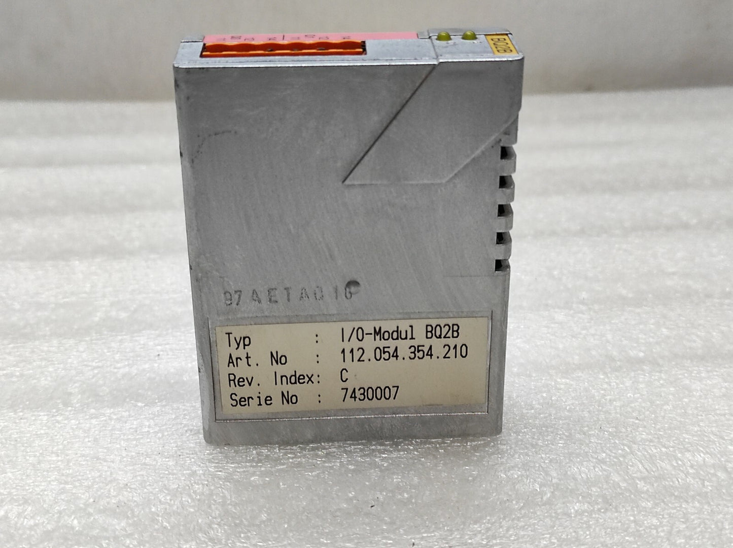 SULZER 112.054.354.210 I/O MODULE BQ2B REV C