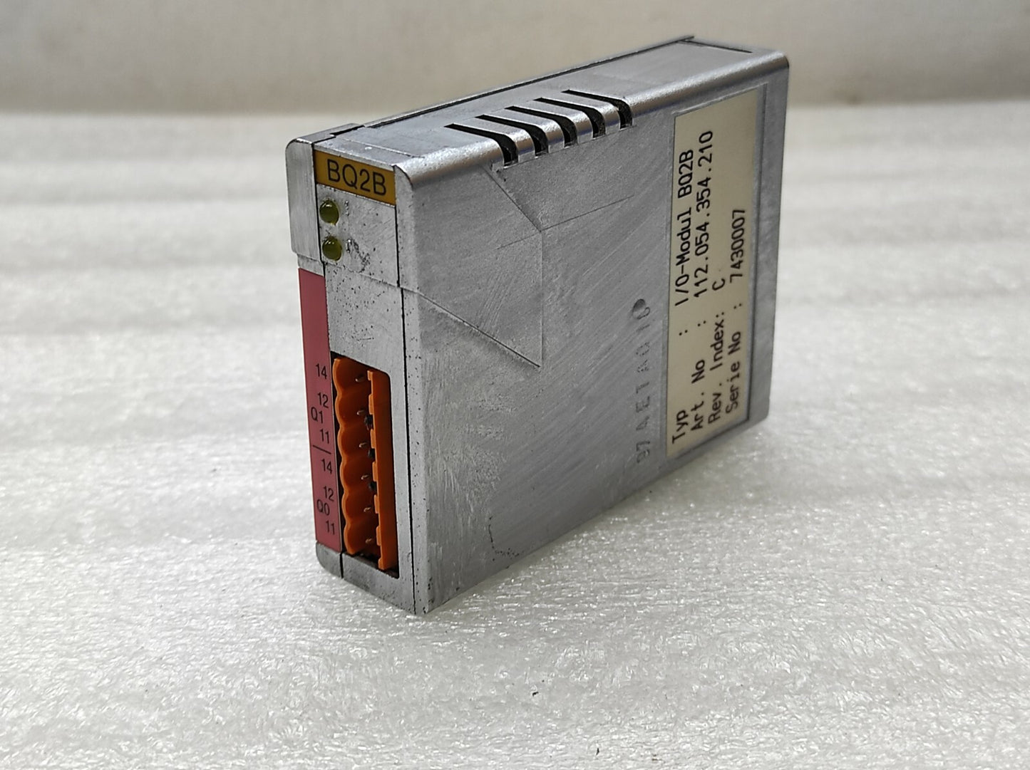 SULZER 112.054.354.210 I/O MODULE BQ2B REV C