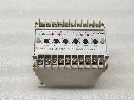 SELCO T3100-00 VOLTAGE RELAY 240VAC