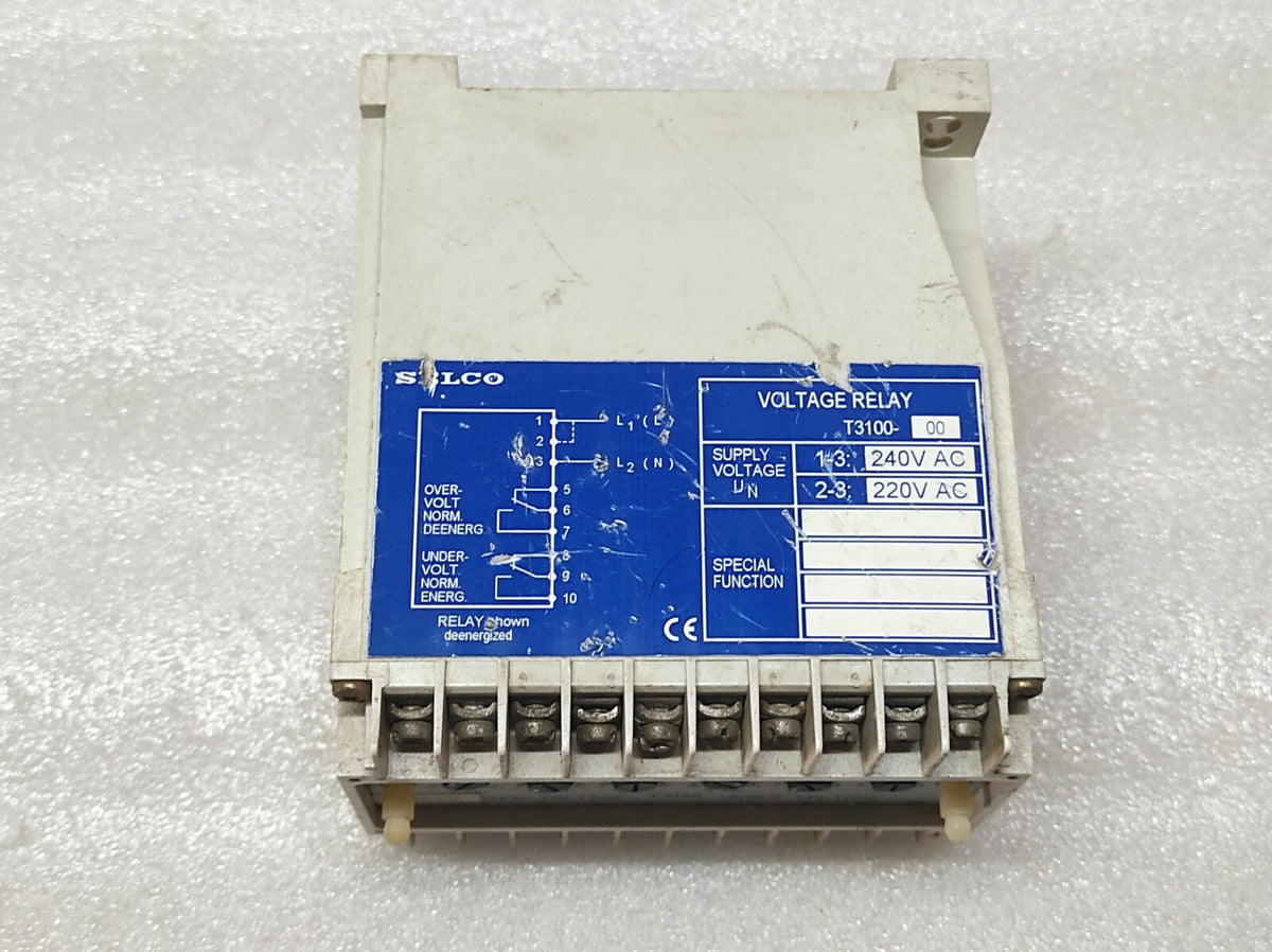 SELCO T3100-00 VOLTAGE RELAY 240VAC