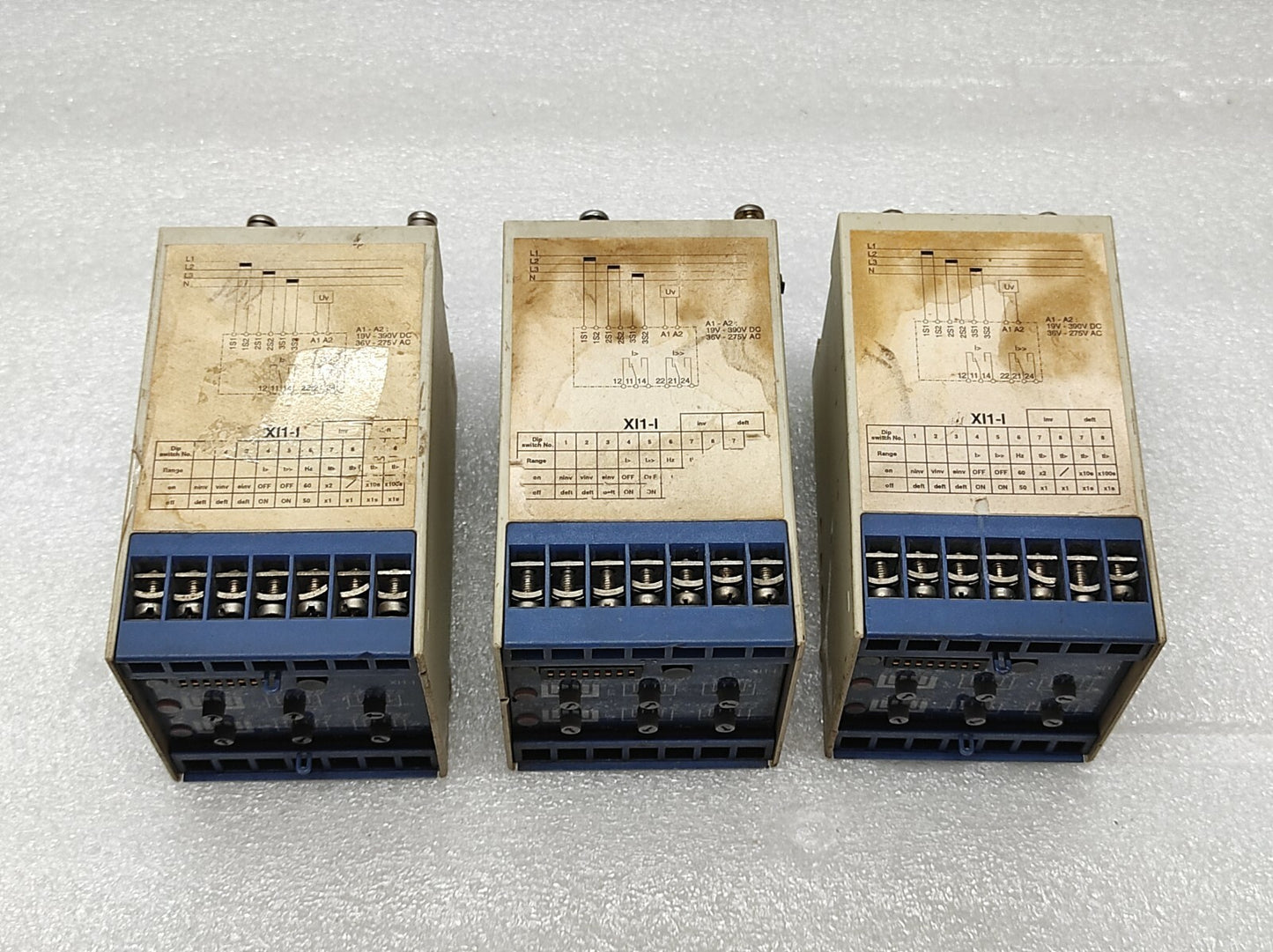 SEG XI1-I-1 TIME OVERCURRENT RELAY 36-275 VAC/19-390 VDC XI1
