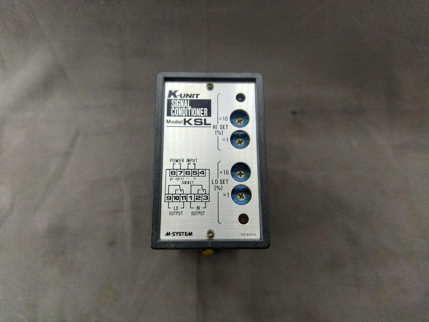 M-System KSL-A5-R K-Unit Signal Conditioner KSL DC Alarm KSLA5R