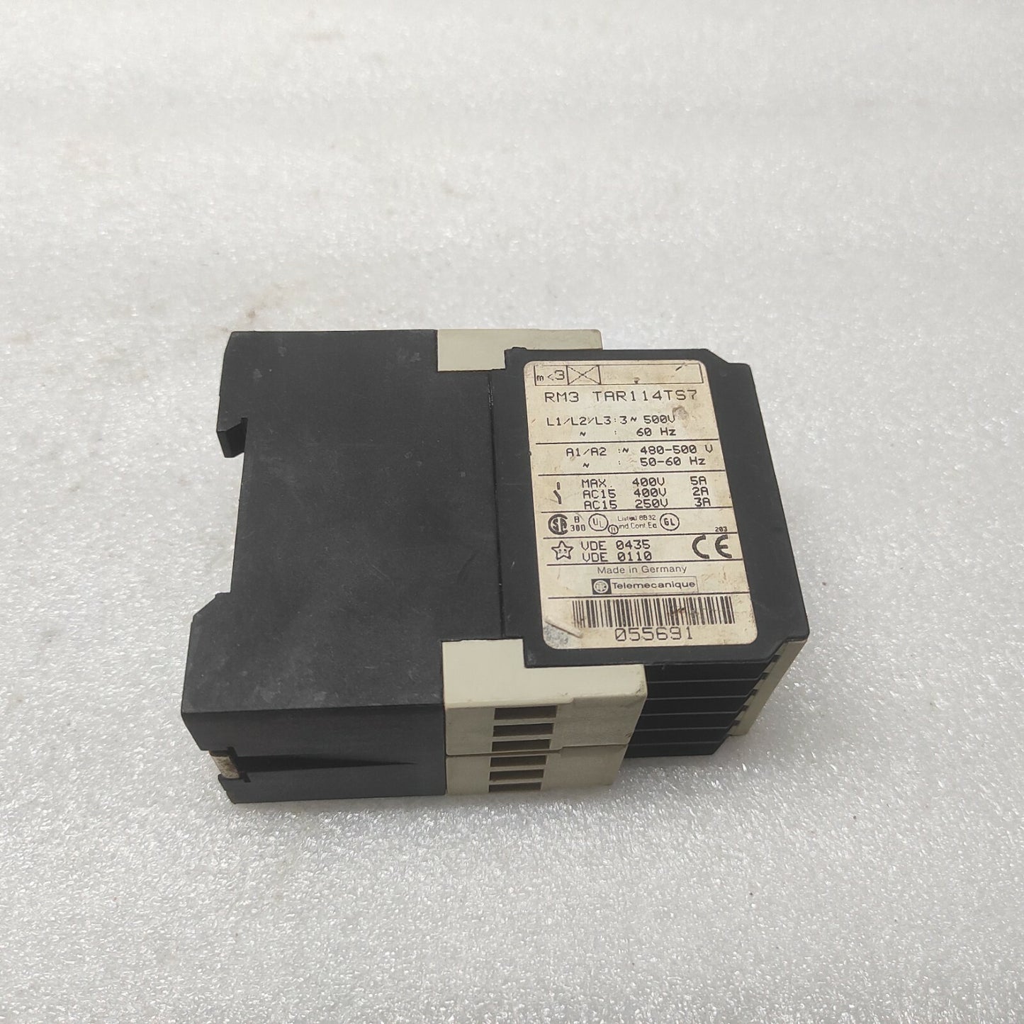 TELEMECANIQUE RM3 TAR114TS7 TIME DELAY RELAY 055691 480-500V