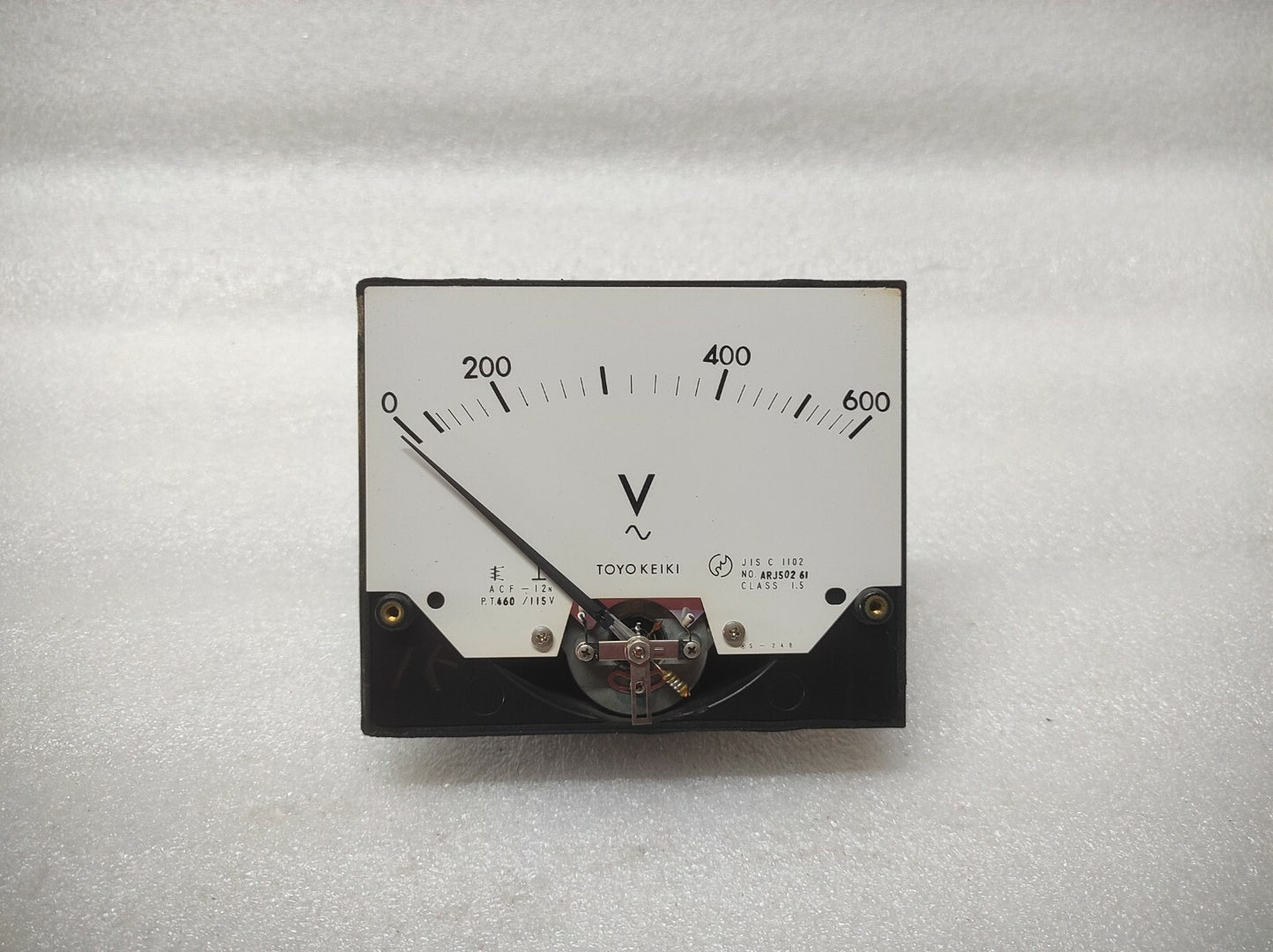TOYO KEIKI ACF-12N VOLTMETER PT 460/115V