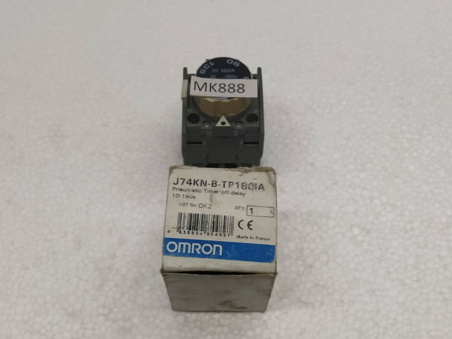Omron TP 180IA Pneumatic Timer Off-Delay J74KN-B-TP180IA 10-180S