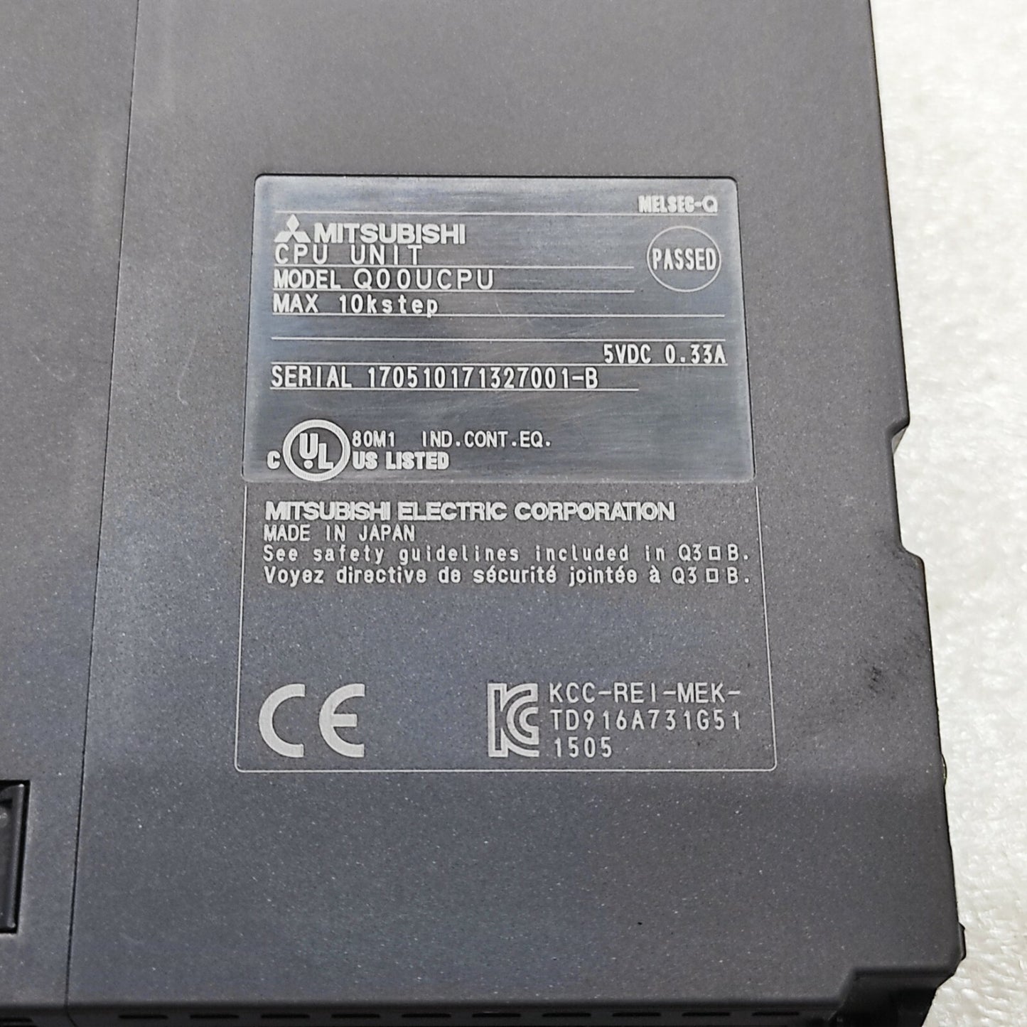 MITSUBISHI Q00UCPU CPU UNIT
