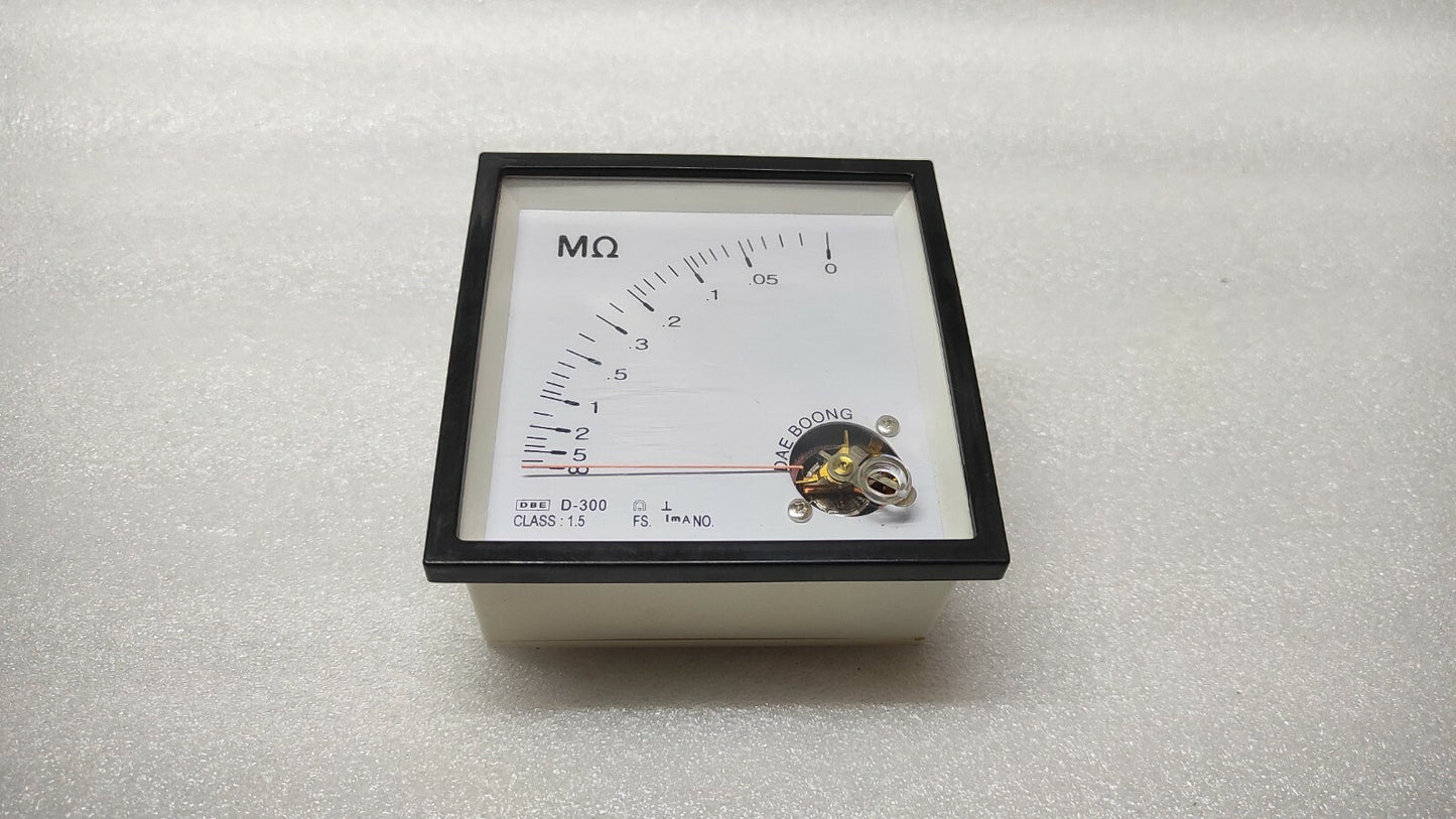 DAE BOONG D-300 MEGA OHM METER