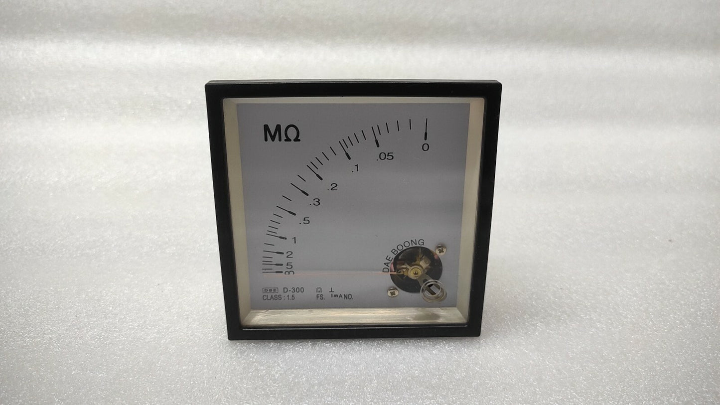 DAE BOONG D-300 MEGA OHM METER