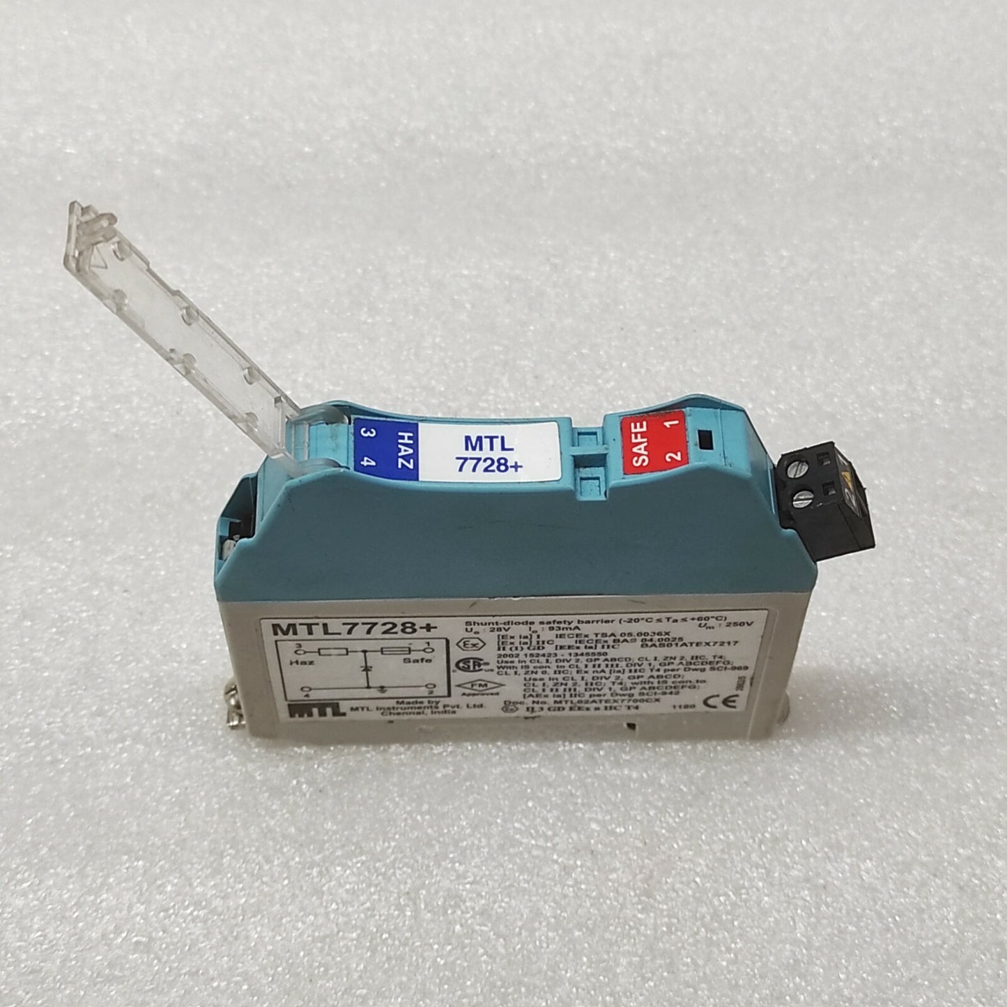 MEASUREMENT TECHNOLOGY MTL7728+ SHUNT DIODE SAFETY BARRIER