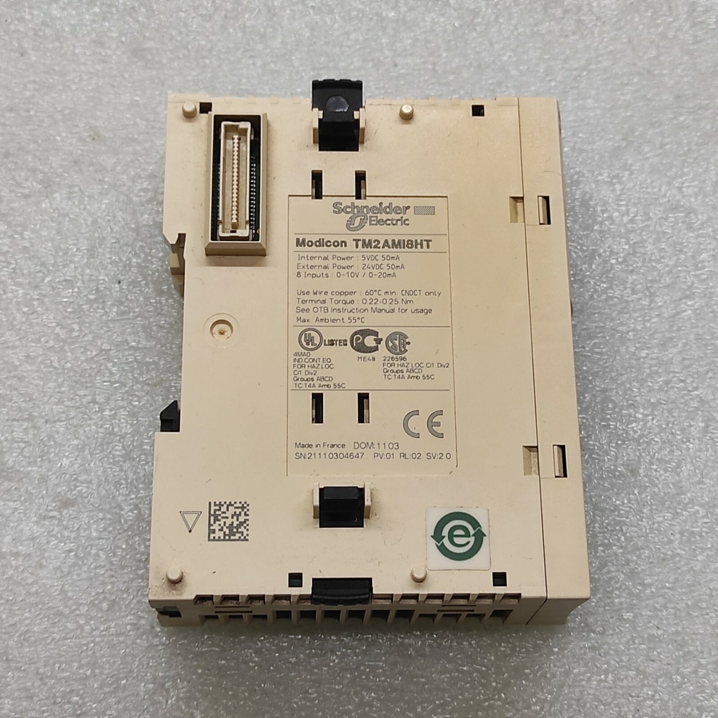 TM2AMI8HT ANALOG INPUT MODULE
