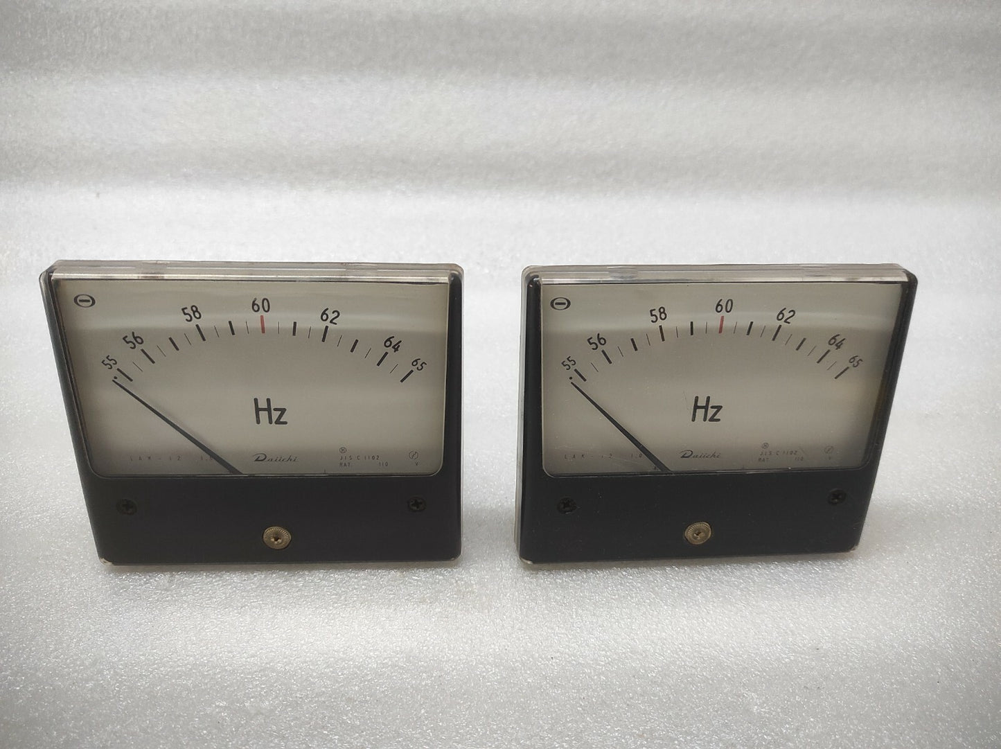DAIICHI LAK-12 FREQUENCY METER 55-65 Hz
