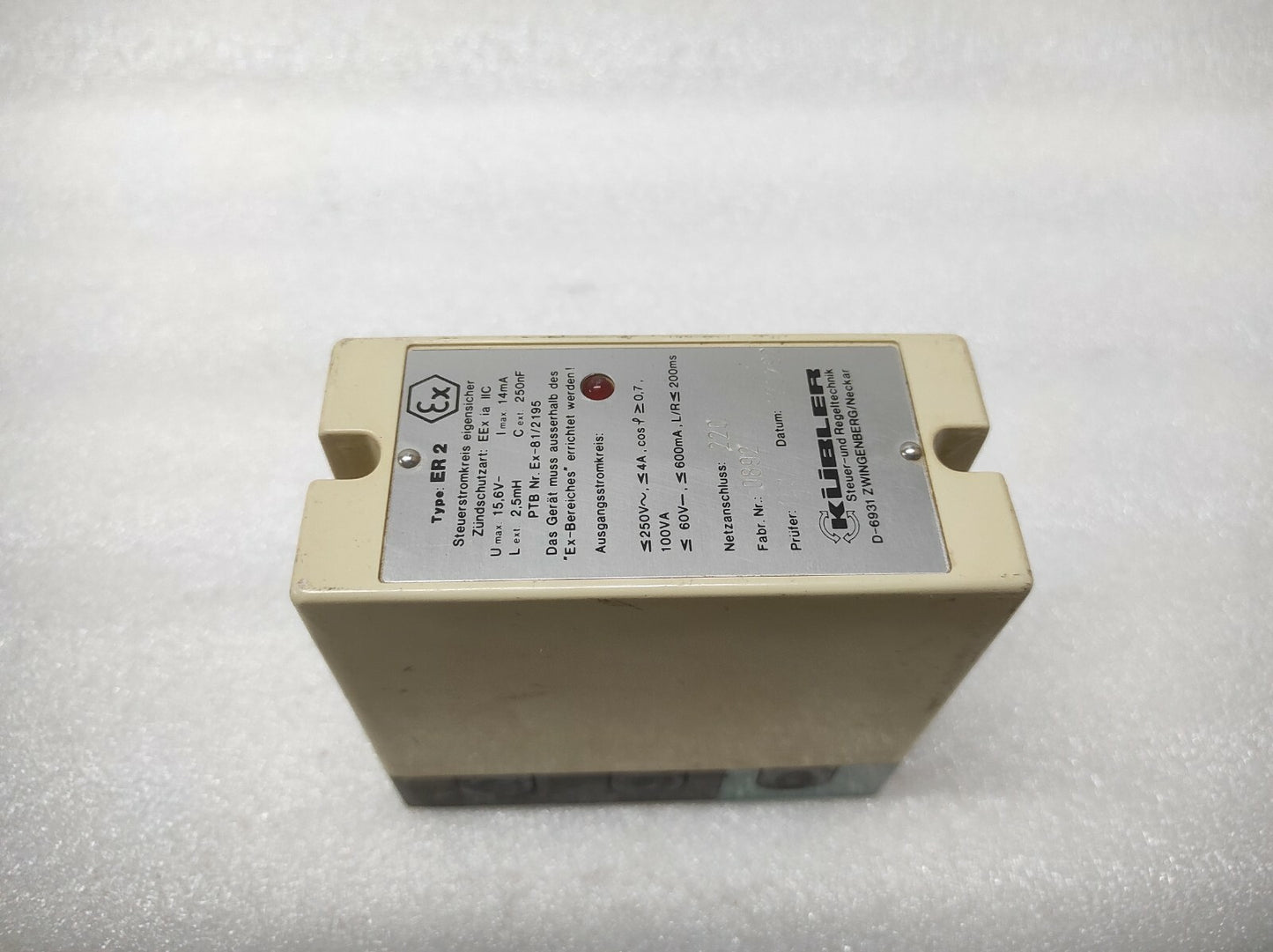 KUBLER ER2 CONTROL CIRCUIT