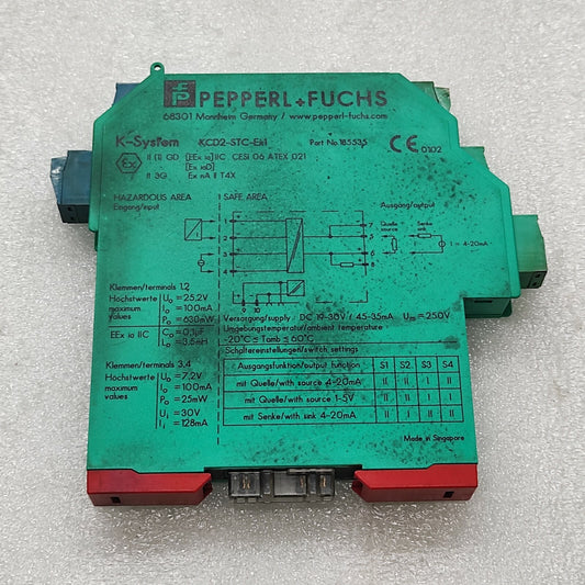 PEPPERL + FUCHS KCD2-STC-EX1 TRANSMITTER POWER SUPPLT 185535 LOT OF 2 UNIT