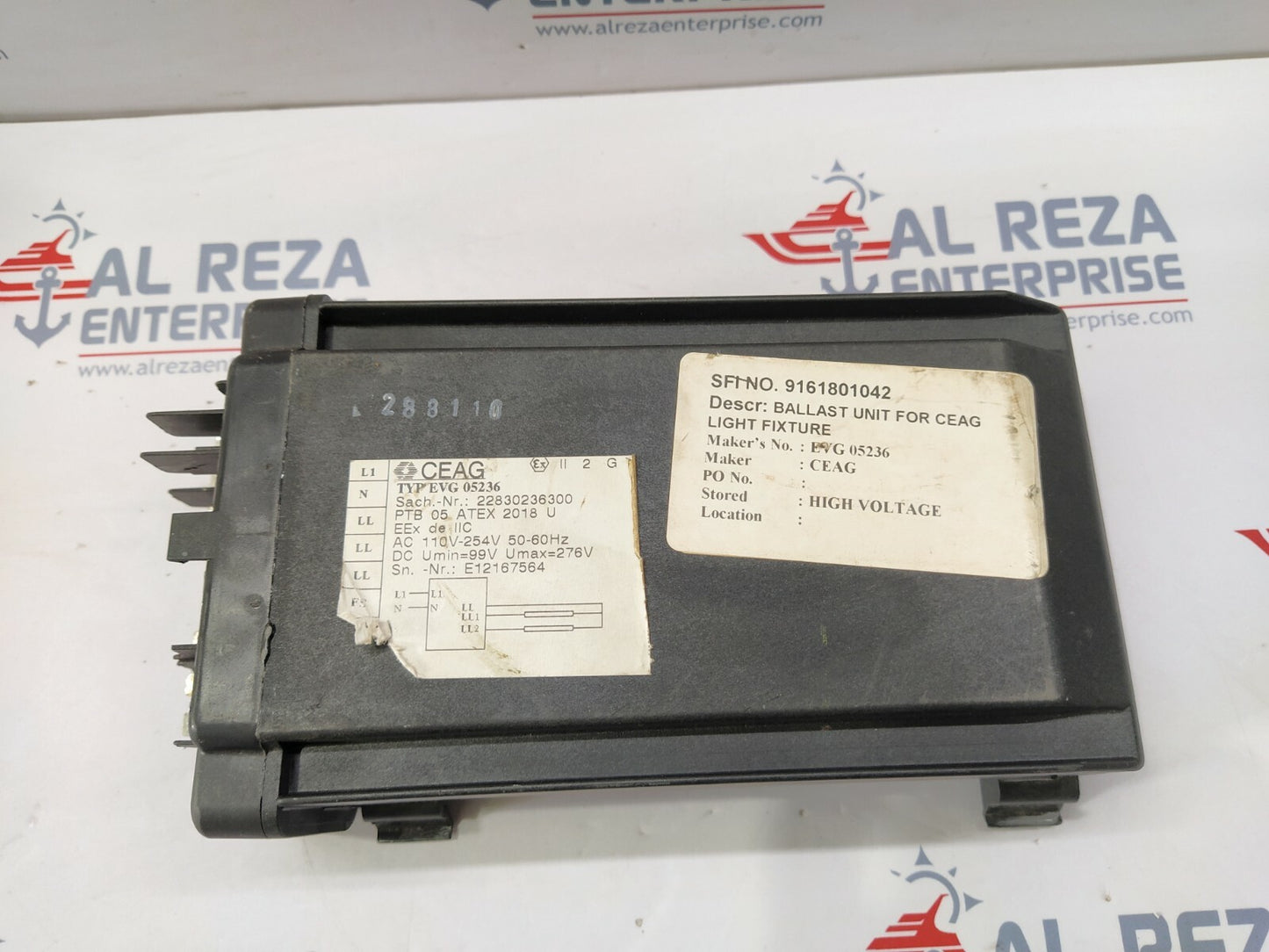 CEAG EVG 05236 ELECTRONIC BALLAST 22830236300