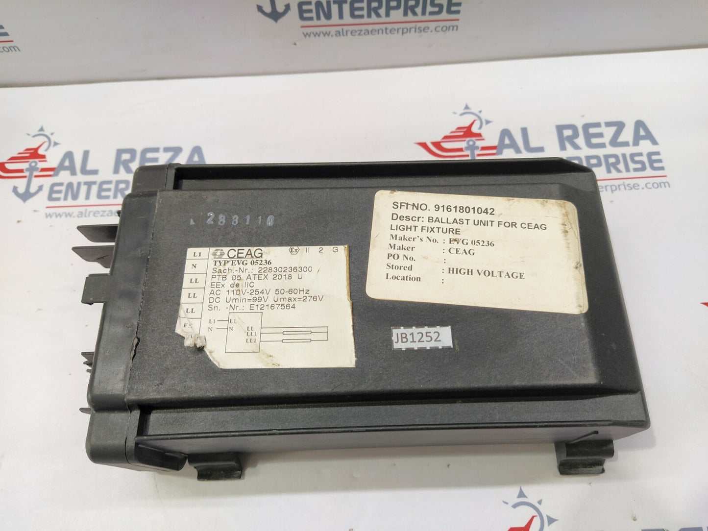 CEAG EVG 05236 ELECTRONIC BALLAST 22830236300
