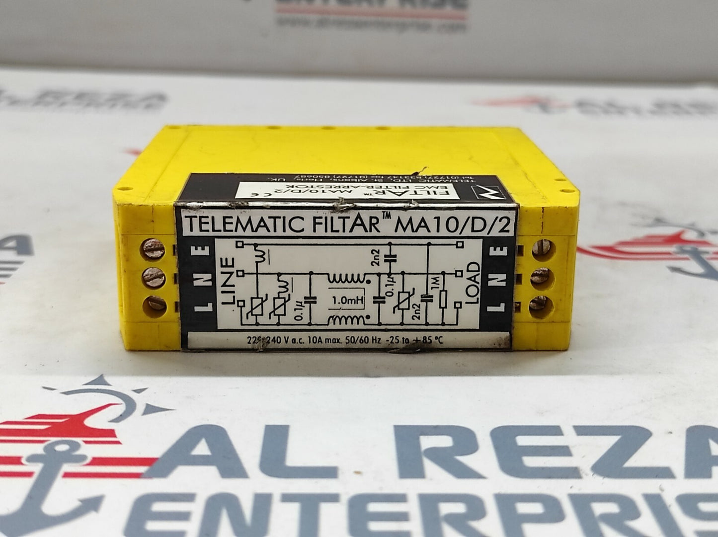 TELEMATIC FILTER MA10/D/2 EMC FILTER ARRESTOR MA10D2