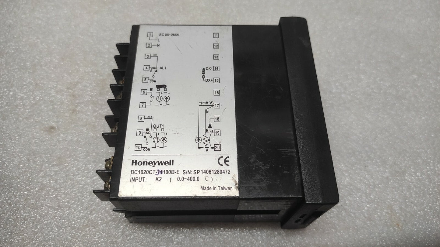 HONEYWELL DC1020 TEMPERATURE CONTROLLER DC1020CT30100B-E 85-265V