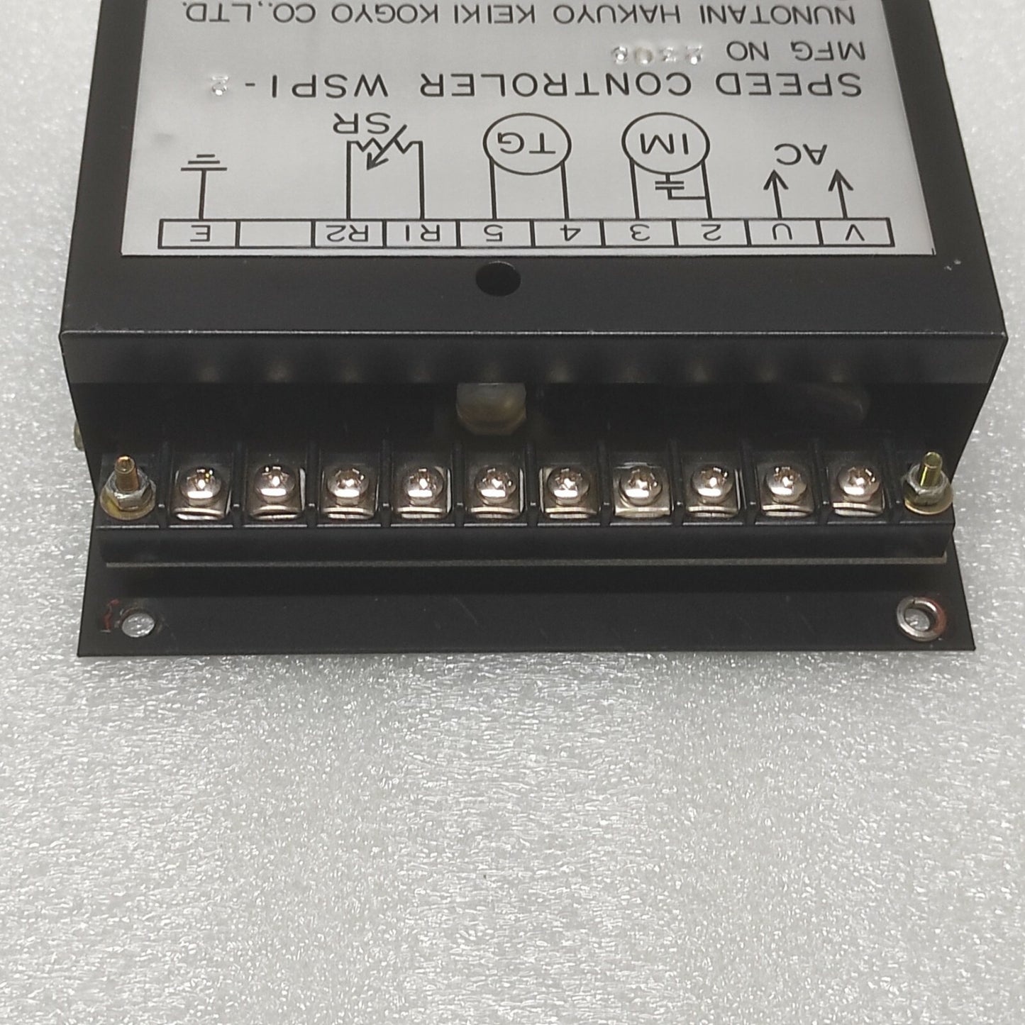 NUNOTANI HAKUYO KEIKI KOGYO WSPI-2 SPEED CONTROLER 2306 SINANO ELECTRIC