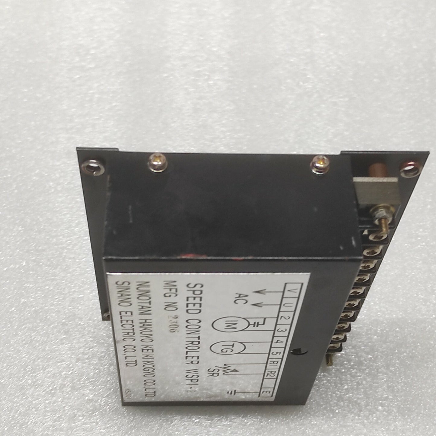 NUNOTANI HAKUYO KEIKI KOGYO WSPI-2 SPEED CONTROLER 2306 SINANO ELECTRIC