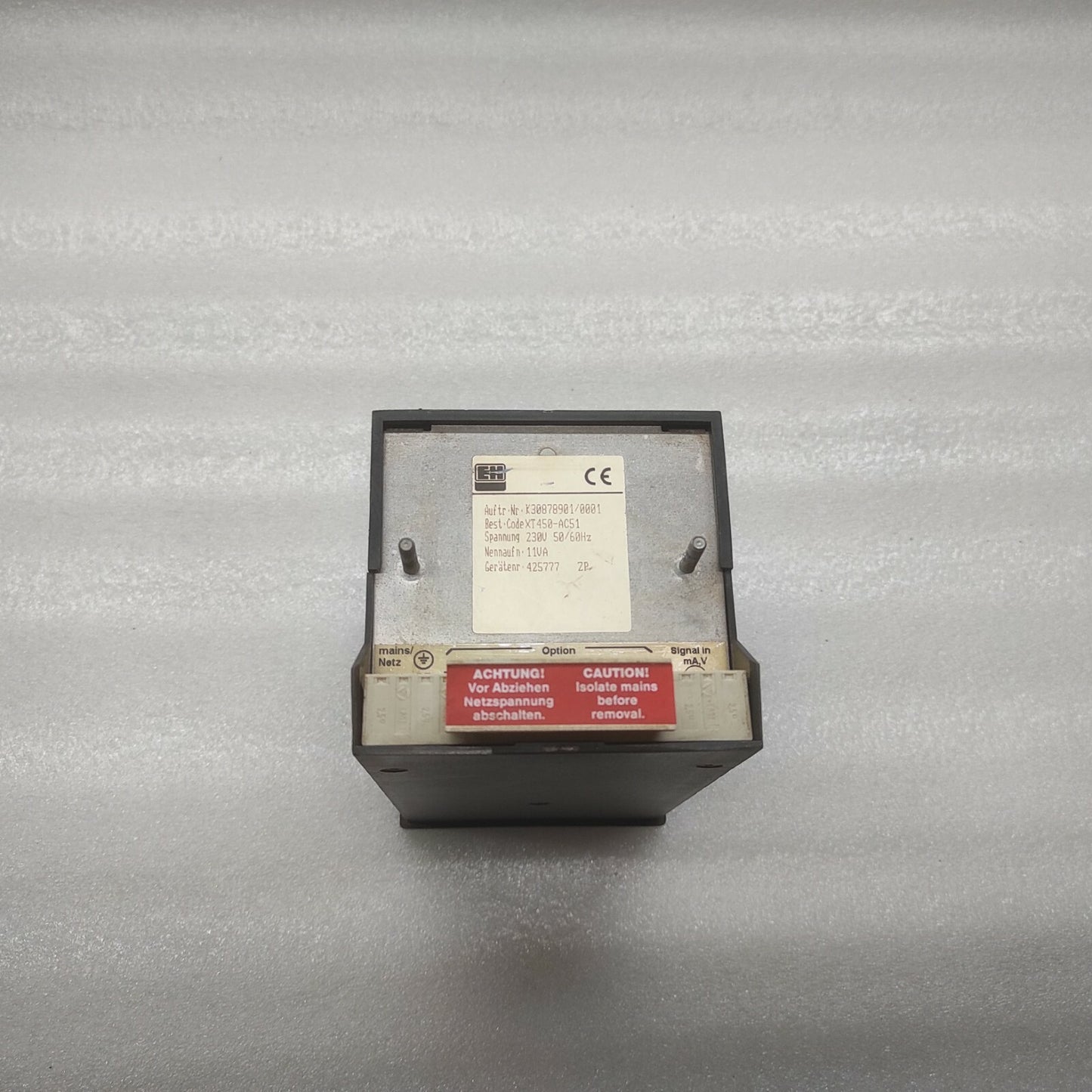 ENDRESS HAUSER XT450 CONTACTER K30878901/0001 230V