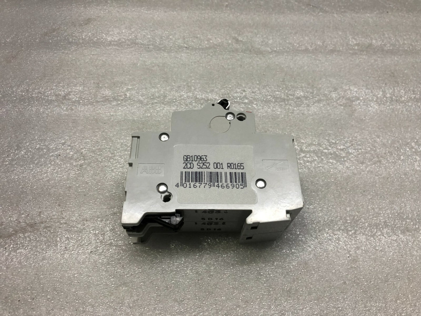 ABB A202 B16 400V GB10963 2-POLE CIRCUIT BREAKER 2CD-S252-001-R0165 27256280116