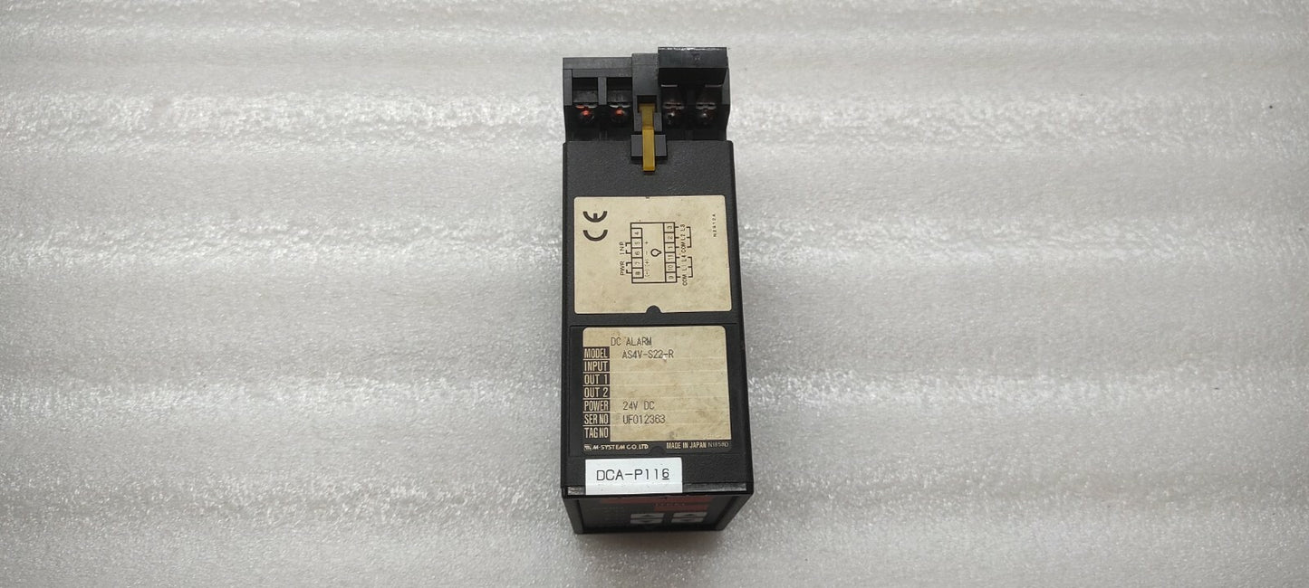 M-SYSTEM AS4V-S22-R DC ALARM 24VDC
