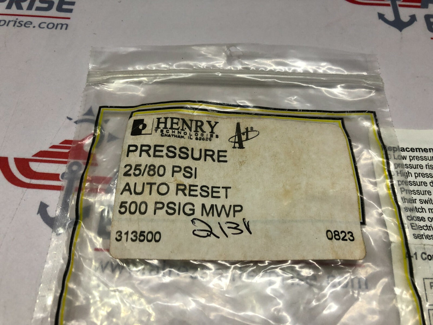 NOVOCOOL PSLP 25-80 PRESSURE SWITCH