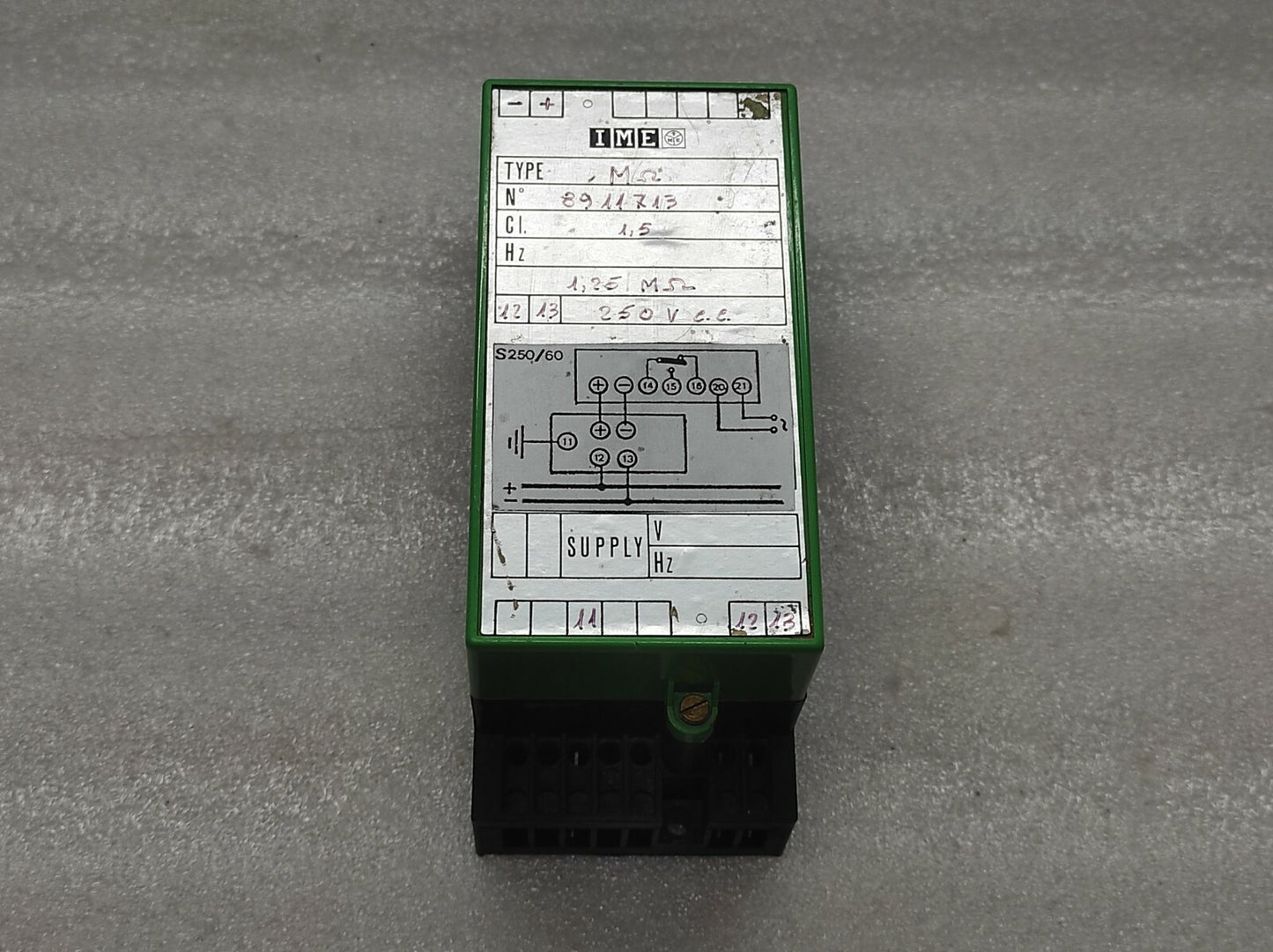 IME M-OHM 8911713  CI 1.5 250VAC