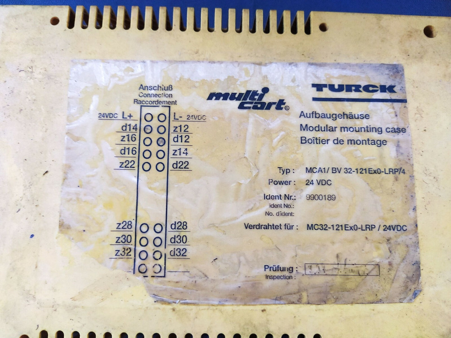 Turck MC32-121EX0-LRP Temperature Control Module 24V DC