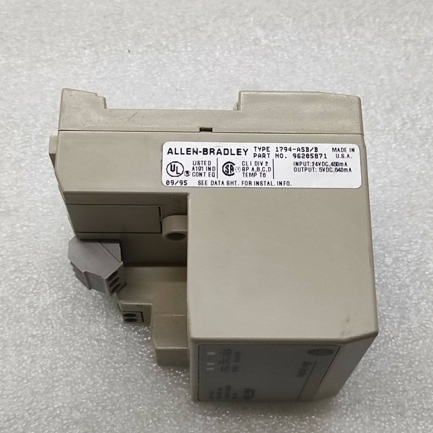 ALLEN BRADLEY CAT 1794-ASB SERIES B 96205871