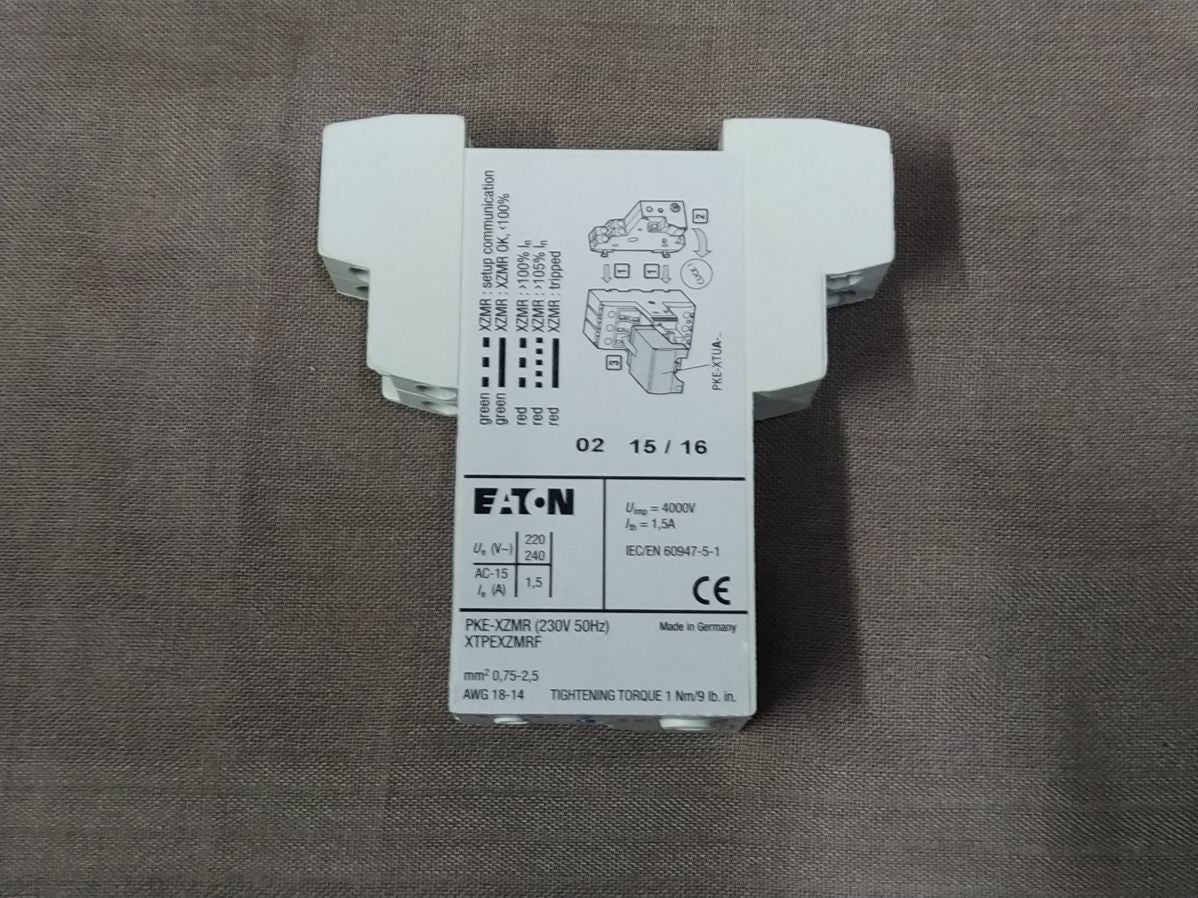 Eaton PKE-XZMR XTPEXZMRF Electronic Overload Relay Module 230V 50Hz 173416
