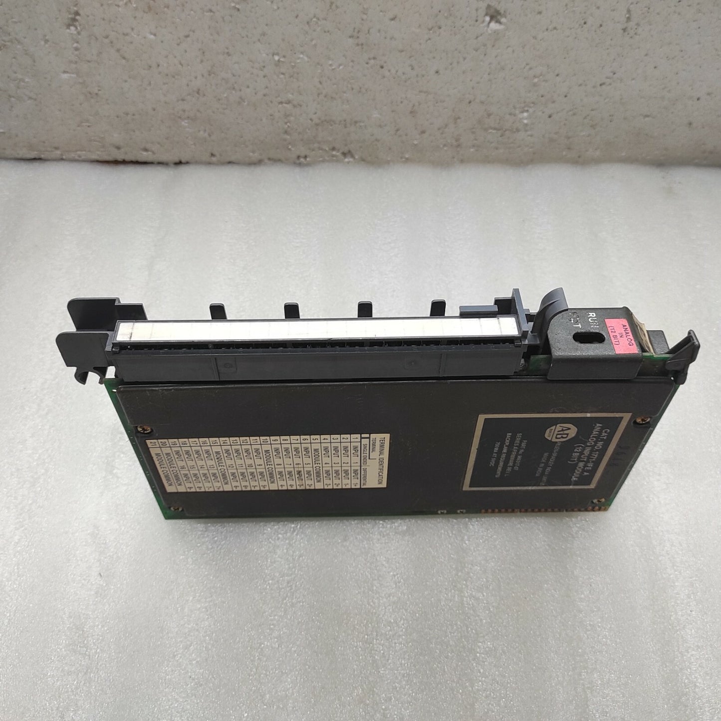ALLEN BRADLEY 1771-IFE ANALOG INPUT MODULE 966317-07