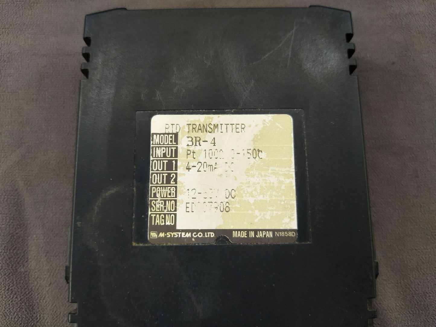 M-System BR-4 RTD Transmitter