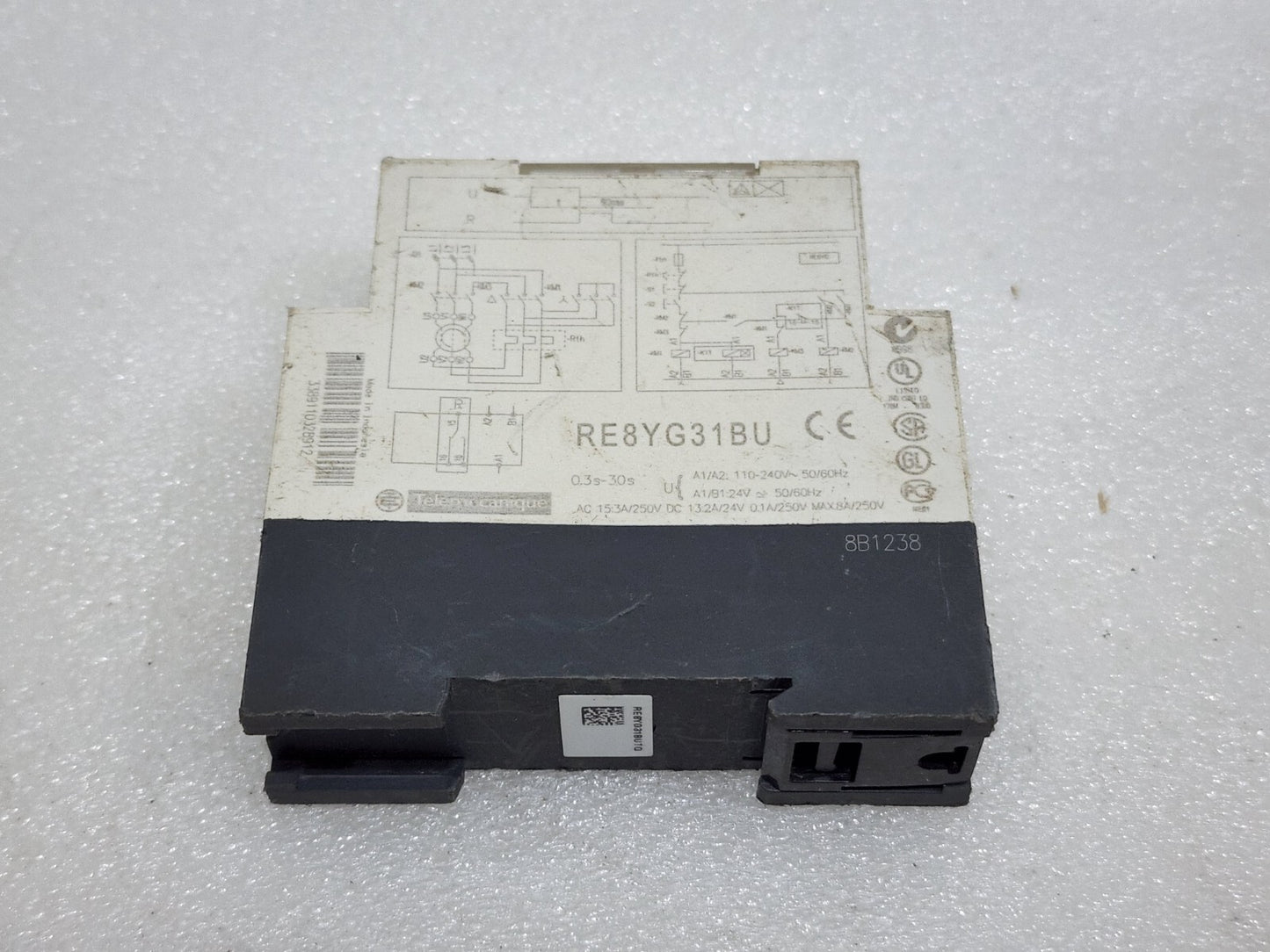 RE8YG31BU INDUSTRIAL TIMING RELAY 0.3-30S