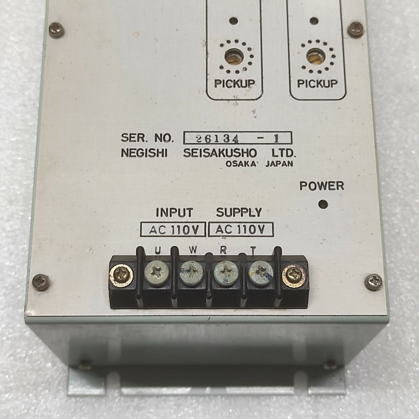 NEGISHI SEISAKUSHO NCR 84-HCLC-A 110VAC