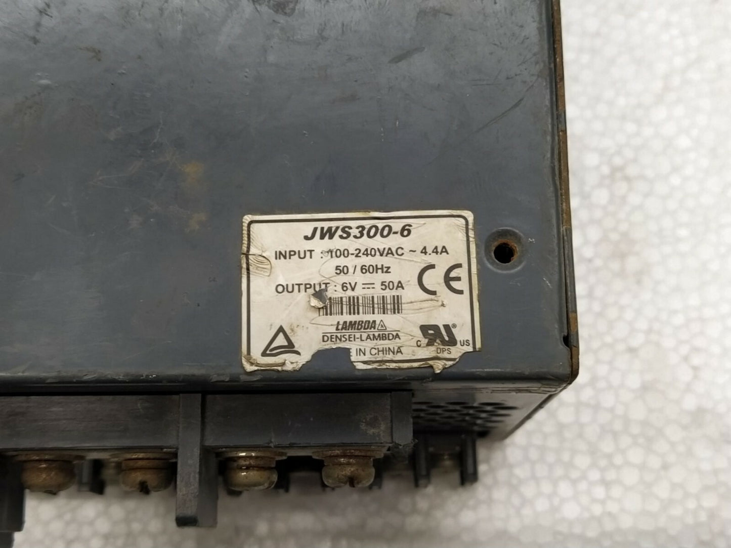 Lambda JWS300-6 Power Supply Output 6V 50A JWS3006