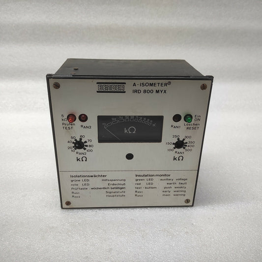 BENDER IRD-800-MYX INSULATION MONITOR A-ISOMETER 115/220/380/440V