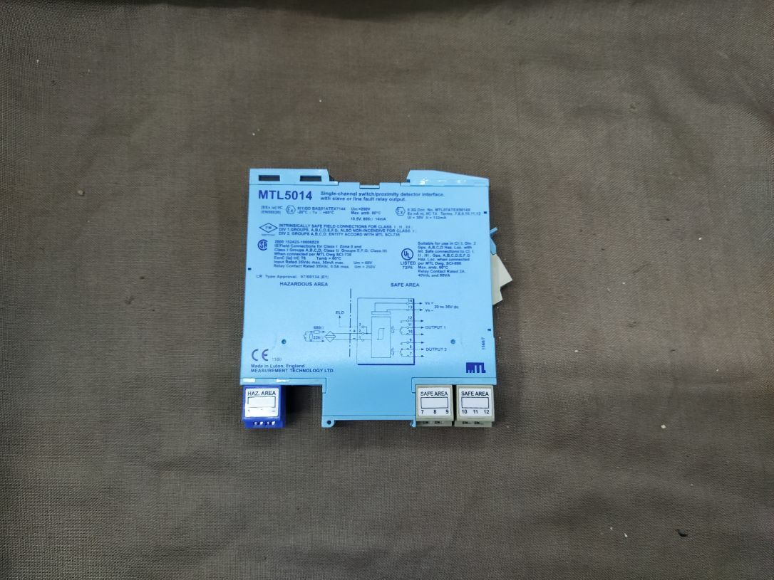 Measurement Technology MTL 5014 Single Channel Switch/Proximity Detector Interfa