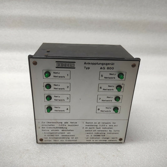 BENDER AG 800 COUPLING DEVICES