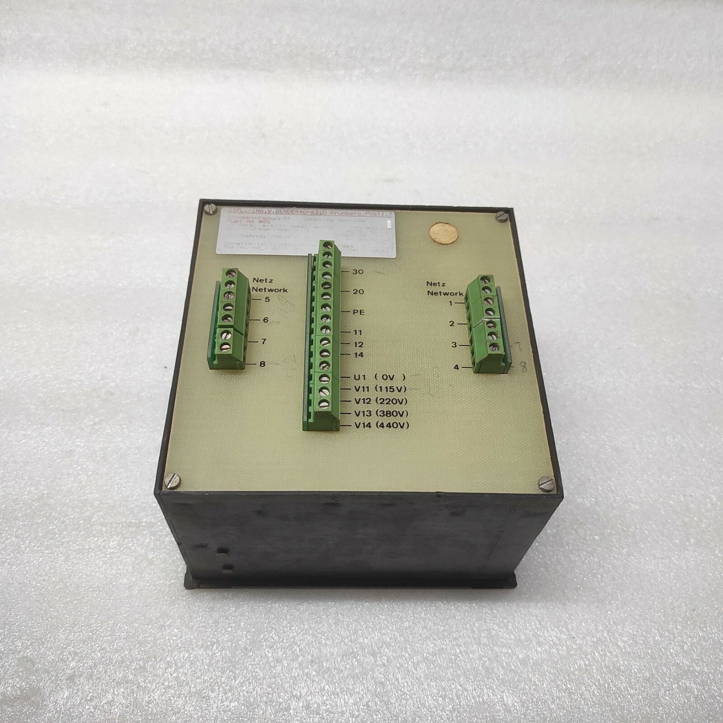 BENDER AG 800 COUPLING DEVICES