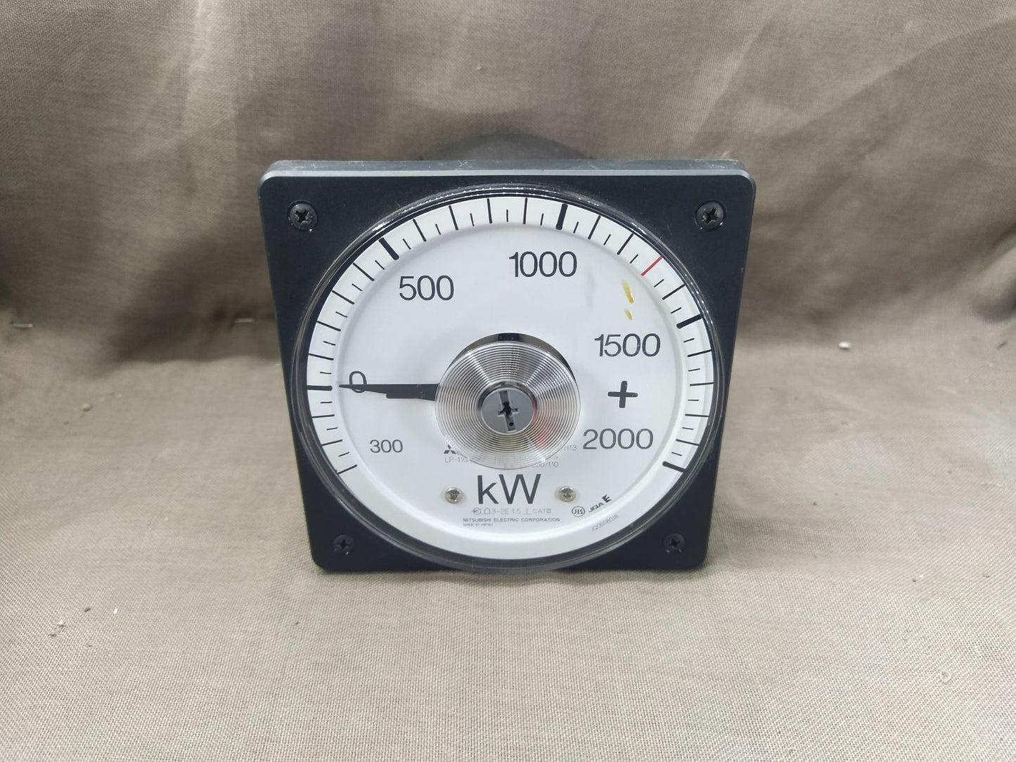 Mitsubishi LP-110NW Watt Meter Power Meter 0-2000kW CT 2500/5 VT 600/110 110V 5A