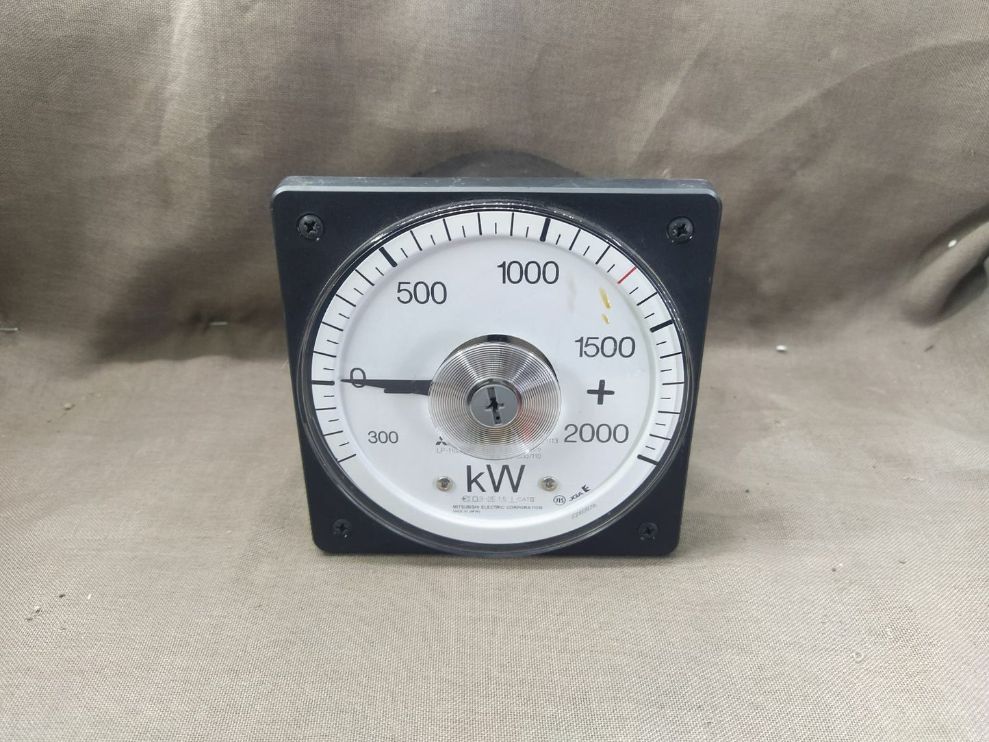 Mitsubishi LP-110NW Watt Meter Power Meter 0-2000kW CT 2500/5 VT 600/110 110V 5A