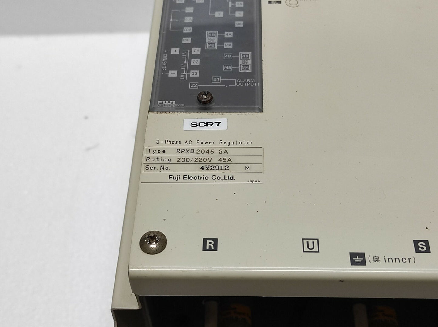 Fuji Electric RPXD 2045-2A 3-Phase AC Power Regulator 200-220V 45A RPXD2045-2A