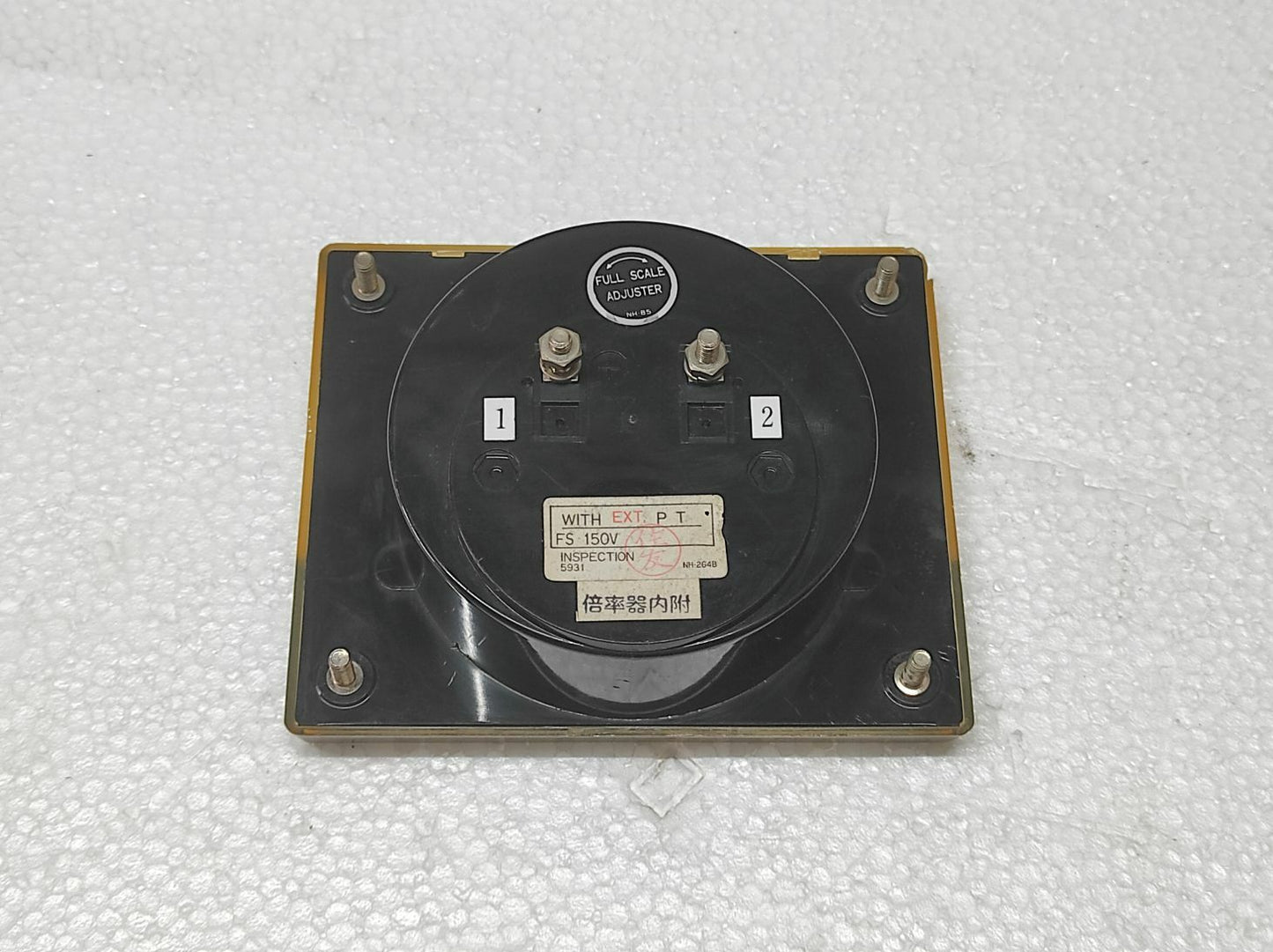 TOYO KEIKI SCF-12NV VOLT METER 0-600V PT 460/115V