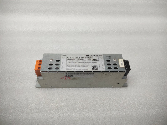 BLOCK HLD 110-500/12 POWER LINE FILTER 520VAC 12A